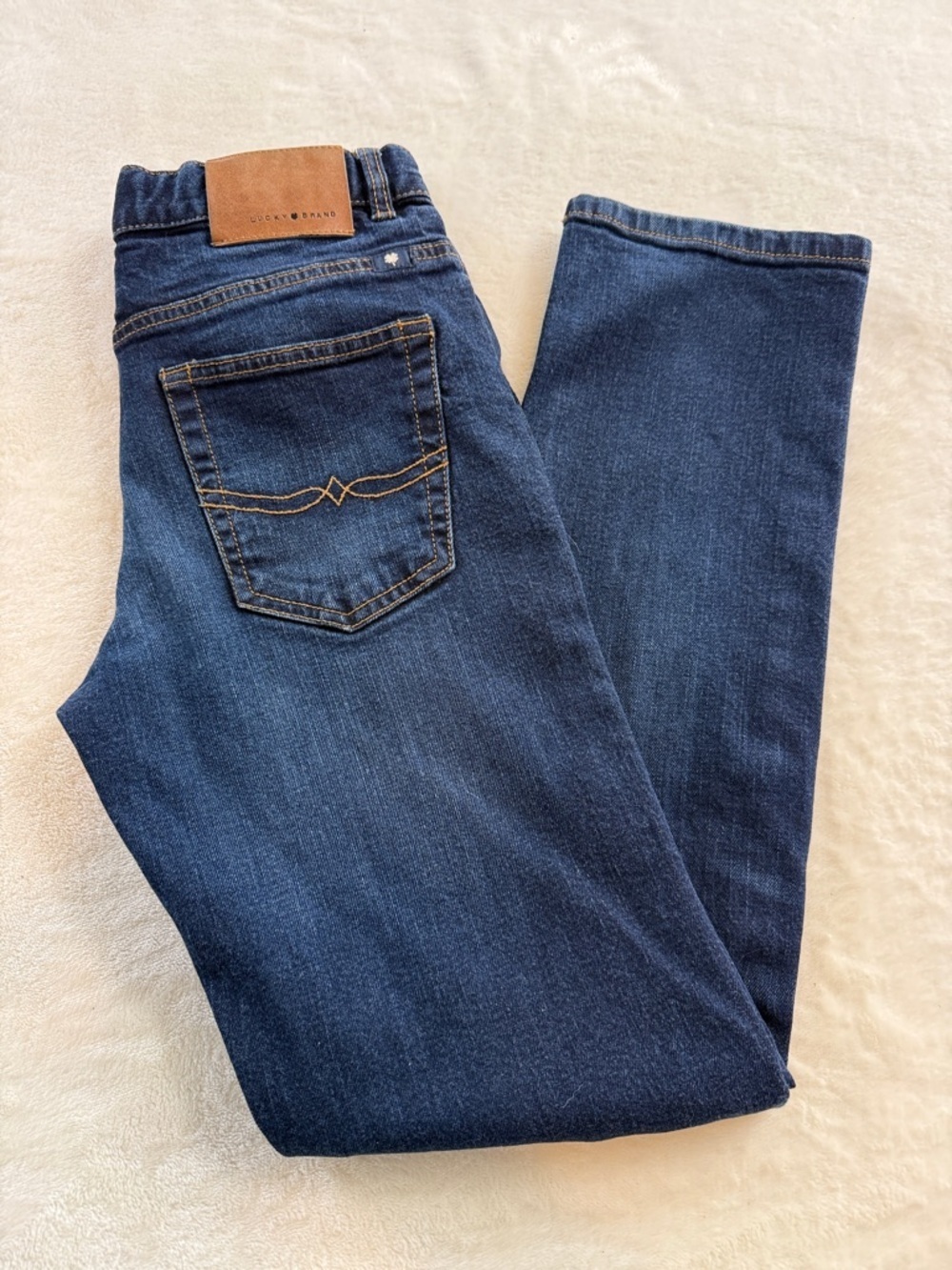 Lucky Brand Dark Wash Classic Straight Jeans Size 14 Girls